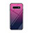 Silicone Frame Mirror Rainbow Gradient Case Cover for Samsung Galaxy S10 5G Purple