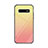 Silicone Frame Mirror Rainbow Gradient Case Cover for Samsung Galaxy S10 5G Yellow