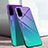 Silicone Frame Mirror Rainbow Gradient Case Cover for Samsung Galaxy S20 Plus