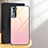 Silicone Frame Mirror Rainbow Gradient Case Cover for Samsung Galaxy S24 5G