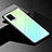 Silicone Frame Mirror Rainbow Gradient Case Cover for Vivo V20 Pro 5G Green