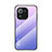 Silicone Frame Mirror Rainbow Gradient Case Cover for Xiaomi Mi 11 Pro 5G Clove Purple