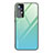 Silicone Frame Mirror Rainbow Gradient Case Cover for Xiaomi Mi 12 5G Green