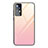 Silicone Frame Mirror Rainbow Gradient Case Cover for Xiaomi Mi 12 5G Pink