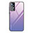 Silicone Frame Mirror Rainbow Gradient Case Cover for Xiaomi Mi 12 Pro 5G Clove Purple