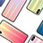 Silicone Frame Mirror Rainbow Gradient Case Cover for Xiaomi Mi 8 Pro Global Version