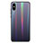 Silicone Frame Mirror Rainbow Gradient Case Cover for Xiaomi Mi 8 Pro Global Version Gray