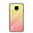 Silicone Frame Mirror Rainbow Gradient Case Cover for Xiaomi Poco M2 Pro Yellow