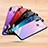 Silicone Frame Mirror Rainbow Gradient Case Cover for Xiaomi Redmi Note 7 Pro