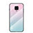 Silicone Frame Mirror Rainbow Gradient Case Cover for Xiaomi Redmi Note 9S