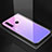 Silicone Frame Mirror Rainbow Gradient Case Cover H01 for Huawei Honor 20 Lite