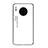 Silicone Frame Mirror Rainbow Gradient Case Cover H01 for Huawei Mate 30 Pro White