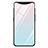 Silicone Frame Mirror Rainbow Gradient Case Cover H01 for Oppo Find X Cyan