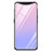 Silicone Frame Mirror Rainbow Gradient Case Cover H01 for Oppo Find X Pink