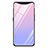 Silicone Frame Mirror Rainbow Gradient Case Cover H01 for Oppo Find X Super Flash Edition Pink