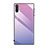 Silicone Frame Mirror Rainbow Gradient Case Cover H01 for Samsung Galaxy Note 10 5G