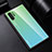 Silicone Frame Mirror Rainbow Gradient Case Cover H01 for Samsung Galaxy Note 10 Plus