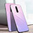 Silicone Frame Mirror Rainbow Gradient Case Cover H01 for Xiaomi Mi 9T Pink