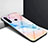 Silicone Frame Mirror Rainbow Gradient Case Cover H01 for Xiaomi Redmi Note 8 (2021)