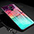 Silicone Frame Mirror Rainbow Gradient Case Cover H01 for Xiaomi Redmi Note 8 Pro Green