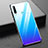 Silicone Frame Mirror Rainbow Gradient Case Cover H02 for Huawei Honor 20 Lite