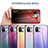 Silicone Frame Mirror Rainbow Gradient Case Cover H02 for Xiaomi Mi 11 5G