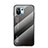 Silicone Frame Mirror Rainbow Gradient Case Cover H02 for Xiaomi Mi 11 Lite 5G NE Gray