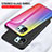 Silicone Frame Mirror Rainbow Gradient Case Cover H03 for Xiaomi Mi 11 5G