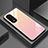 Silicone Frame Mirror Rainbow Gradient Case Cover JM1 for Huawei Honor 80 Pro 5G