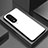 Silicone Frame Mirror Rainbow Gradient Case Cover JM1 for Huawei Honor 80 Pro Flat 5G White