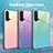 Silicone Frame Mirror Rainbow Gradient Case Cover JM1 for OnePlus Nord CE 5G