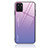 Silicone Frame Mirror Rainbow Gradient Case Cover JM1 for Realme C33 Clove Purple