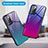 Silicone Frame Mirror Rainbow Gradient Case Cover JM1 for Xiaomi Redmi 10 (2022)