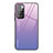 Silicone Frame Mirror Rainbow Gradient Case Cover JM1 for Xiaomi Redmi 10 (2022) Clove Purple