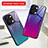 Silicone Frame Mirror Rainbow Gradient Case Cover JM2 for OnePlus Ace 2V 5G