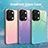 Silicone Frame Mirror Rainbow Gradient Case Cover JM2 for OnePlus Ace 2V 5G