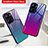 Silicone Frame Mirror Rainbow Gradient Case Cover JM2 for Realme 10S 5G