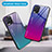 Silicone Frame Mirror Rainbow Gradient Case Cover JM2 for Realme 8 4G