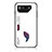 Silicone Frame Mirror Rainbow Gradient Case Cover LS1 for Asus ROG Phone 7 Ultimate White