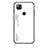 Silicone Frame Mirror Rainbow Gradient Case Cover LS1 for Google Pixel 4a