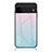 Silicone Frame Mirror Rainbow Gradient Case Cover LS1 for Google Pixel 7 Pro 5G