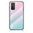 Silicone Frame Mirror Rainbow Gradient Case Cover LS1 for Huawei Honor 10X Lite