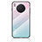 Silicone Frame Mirror Rainbow Gradient Case Cover LS1 for Huawei Honor 50 Lite