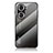 Silicone Frame Mirror Rainbow Gradient Case Cover LS1 for Huawei Honor 60 Pro 5G Dark Gray