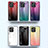 Silicone Frame Mirror Rainbow Gradient Case Cover LS1 for Huawei Honor 60 SE 5G