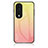 Silicone Frame Mirror Rainbow Gradient Case Cover LS1 for Huawei Honor 80 5G