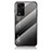 Silicone Frame Mirror Rainbow Gradient Case Cover LS1 for Huawei Honor V40 5G Dark Gray