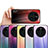 Silicone Frame Mirror Rainbow Gradient Case Cover LS1 for Huawei Mate 50 Pro