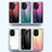 Silicone Frame Mirror Rainbow Gradient Case Cover LS1 for Huawei Nova 10