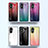 Silicone Frame Mirror Rainbow Gradient Case Cover LS1 for Huawei Nova 10 SE